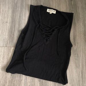 Black Snap Lace Front Unitard